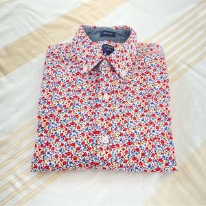 J. Crew LIKE NEW Spring Floral Midweight Cotton Shirt SZ S